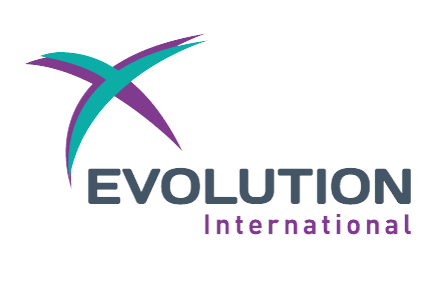 Logo evolution international